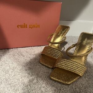 Cult Gaia Rene Sandal Gold